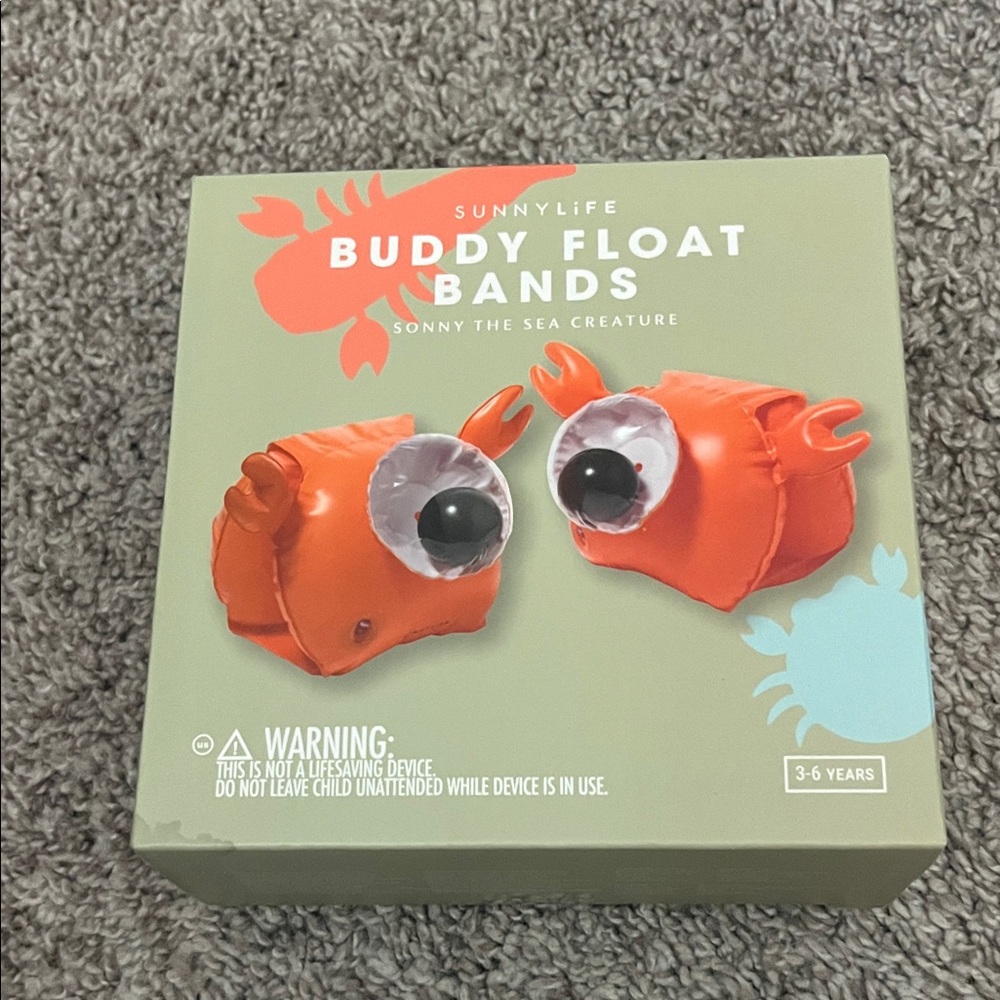 Sunnylife Buddy Float Bands - Vibrant Orange